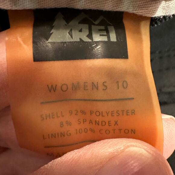 REI Women’s Size 10 Black Polyester Spandex Pants with UPF 50 - Picture 4 of 10